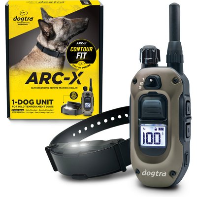 Dogtra Dogtra ARC-X 4000-ft IPX9K Waterproof Vibration & Tone Remote Dog Training Collar, one-size, Black