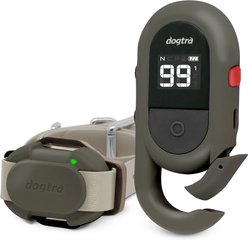 Dogtra CUE Gen 2 Waterproof Vibration Customizable Remote Dog Training Collar, Grey