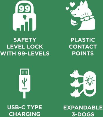 Show full view: Dogtra CUE Gen 2 Waterproof Vibration Customizable Remote Dog Training Collar, Grey slide 6 of 10