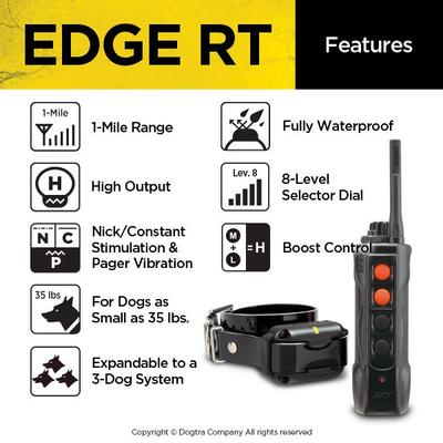 Show full view: Dogtra EDGE RT Training Dog Collar slide 7 of 8