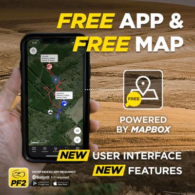 Show full view: Dogtra Pathfinder 2 Mini GPS Dog Tracking Remote Training Collar System, Orange slide 6 of 10