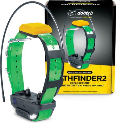 Show full view: Dogtra Pathfinder 2 Remote Dog Training & GPS Additional Receiver Collar, Green slide 2 of 11