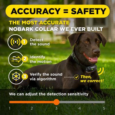 Show full view: Dogtra Smart NoBark IPX9K Waterproof Anti-Bark No Whining & Howling Dog Training Collar, 1 count slide 5 of 10