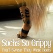 Show in main carousel: DOK TigerToes Anti-Slip Senior Dog Socks, Caramel, XX-Small slide 7 of 10