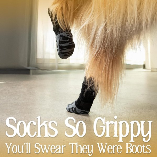 DOK TigerToes Anti-Slip Senior Dog Socks