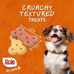 Dole Assorted Banana + Strawberry Crunchy Dog Treats, 7-oz bag slide 2 of 6