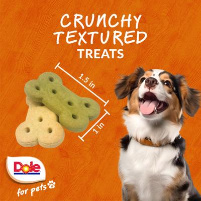 Show full view: Dole Assorted Spinach + Pumpkin Crunchy Dog Treats, 7-oz bag slide 5 of 8