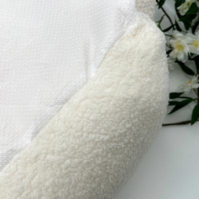 Show full view: Dolly Pet Lace Haven Fuzzy Bear Den Dog Bed with Removable Cover, Yellow/Green, Medium slide 5 of 6