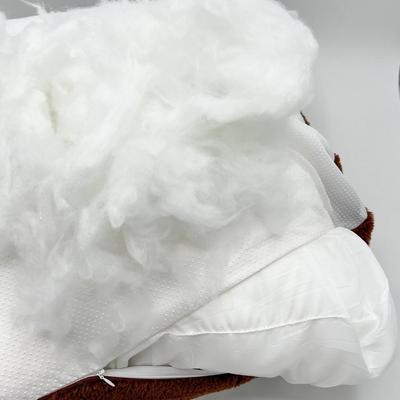 Show full view: Dolly Pet Toasted Me Sleeping Orthopedic Dog Bed with Removable Cover, Brown/White, Large slide 4 of 5