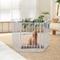 Show in main carousel: DOMIPET 5 Panel Metal Fireplace Fence Pressure Mounted Dog Gate, 128-in, White slide 2 of 8