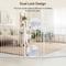 Show in main carousel: DOMIPET 5 Panel Metal Fireplace Fence Pressure Mounted Dog Gate, 128-in, White slide 6 of 8