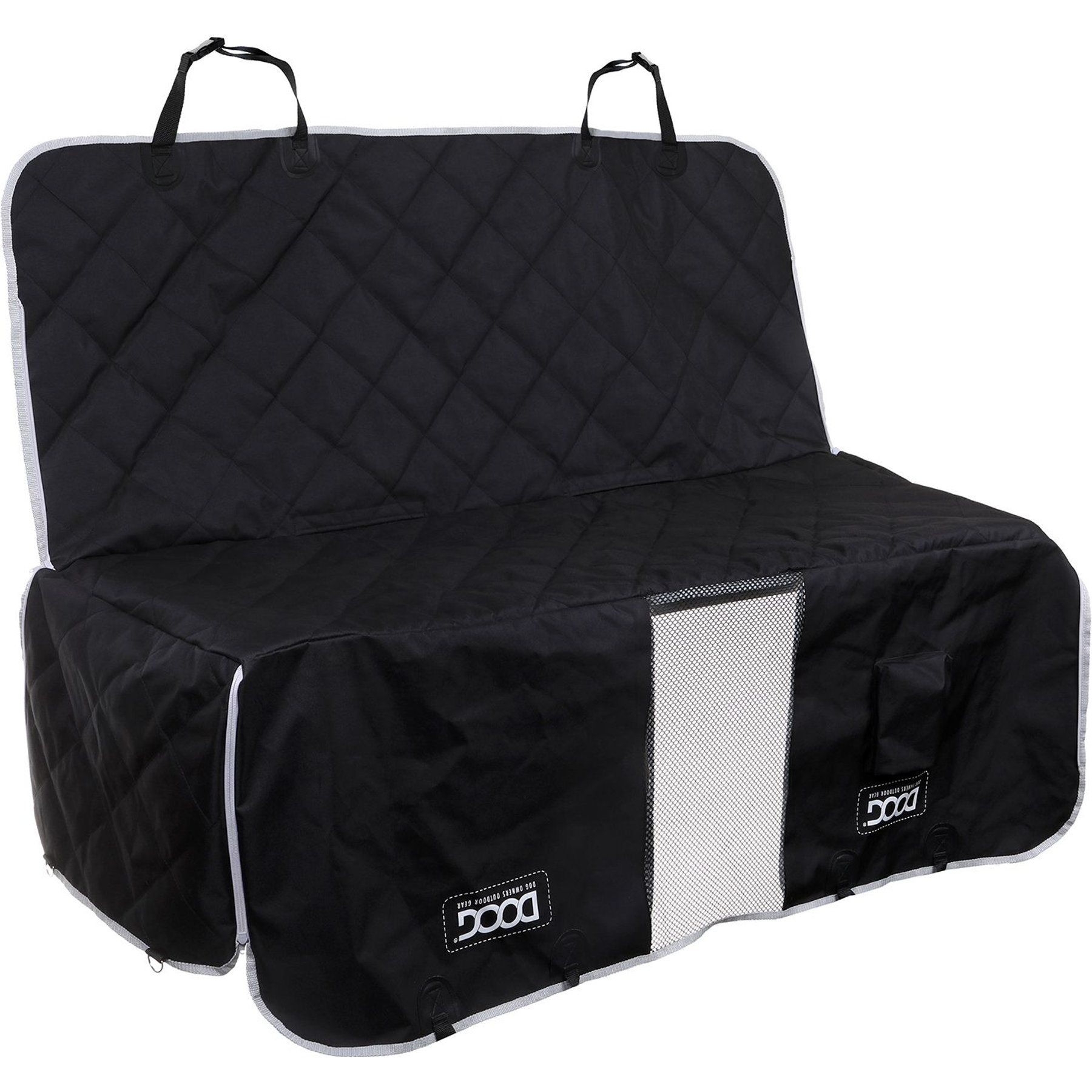 DOOG Car Seat Cover, Black, 52 x 14.5 x 20-in