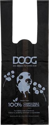 Show full view: DOOG Compostable Pick Up Dog Poop Bags with Handles, Eucalyptus Scented, 45 count, Black slide 4 of 5