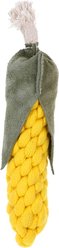 DOOG Country Tails Corn Dog Chew Toy, Yellow