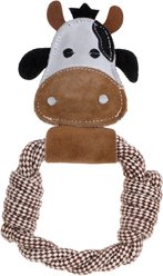 DOOG Country Tails Cow Rope Ring Dog Chew Toy