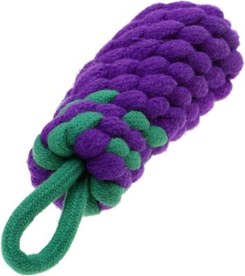 Show full view: DOOG Country Tails Eggplant Dog Chew Toy, Purple slide 2 of 5