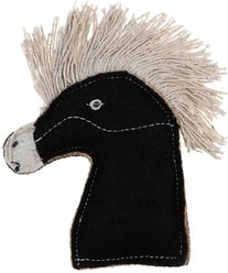 DOOG Country Tails Pony Dog Chew Toy, Black