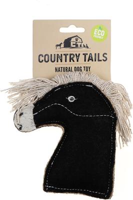 Show full view: DOOG Country Tails Pony Dog Chew Toy, Black slide 3 of 5
