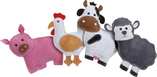 Show full view: DOOG Country Tails Sheep Dog Chew Toy, Grey slide 2 of 3