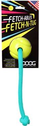 DOOG Fetch-ables Fetch-A-Tug Dog Toy, Yellow