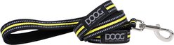 DOOG Neoprene Bolt Neon Dog Leash, Black/Yellow, Small: 47-in long, 1/2-in wide