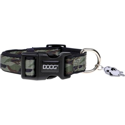 DOOG DOOG Neoprene Bruiser Dog Collar, Camo, Medium: 12 to 18-in neck, 1-in wide