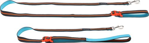Show full view: DOOG Neoprene Clip It Beethoven Neon Dog Leash, Orange/Blue, X-Large: 62-in long, 1-in wide slide 2 of 3