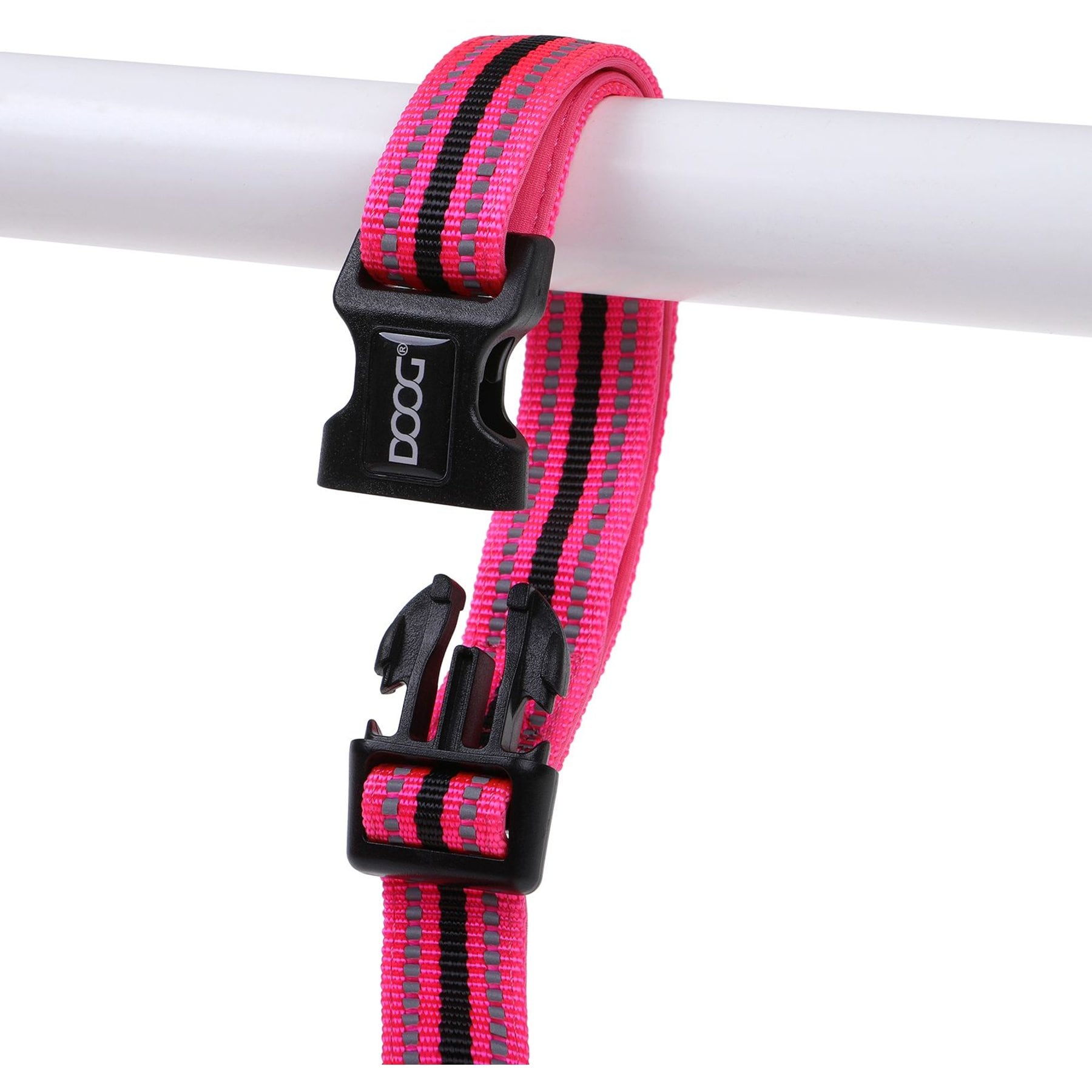 DOOG Neoprene Clip It Lady Neon Dog Leash, Pink, X-Large: 62-in long, 1-in wide