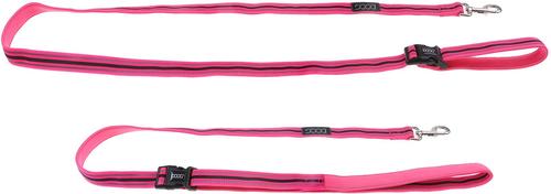 Show full view: DOOG Neoprene Clip It Lady Neon Dog Leash, Pink, X-Large: 62-in long, 1-in wide slide 3 of 5