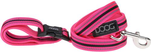 Show full view: DOOG Neoprene Clip It Lady Neon Dog Leash, Pink, X-Large: 62-in long, 1-in wide slide 2 of 5