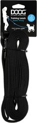 DOOG Neoprene Dog Training Leash, Black, 118-in long, 1-in wide