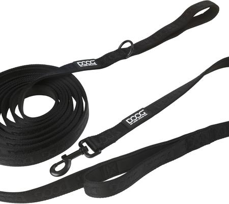 Show full view: DOOG Neoprene Dog Training Leash, Black, 118-in long, 1-in wide slide 3 of 8