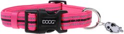 DOOG Neoprene Lady Neon Dog Collar, Pink, Medium: 12 to 18-in neck, 1-in wide