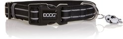 DOOG Neoprene Lassie Dog Collar, Black, Large: 16 to 24-in neck, 1.375-in wide