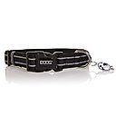DOOG Neoprene Lassie Dog Collar, Black, Small: 9 to 13-in neck, 3/4-in wide