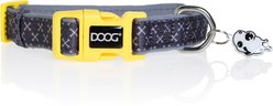 DOOG Neoprene Odie Dog Collar, Black/Purple/Yellow, Medium: 12 to 18-in neck, 1-in wide