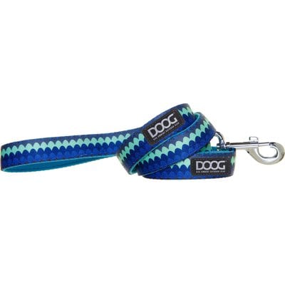 DOOG DOOG Neoprene Pluto Dog Leash, Blue, Large: 51-in long, 1-in wide