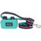 Show in main carousel: DOOG Neoprene Rin Tin Tin Dog Leash, Teal/Pink, Small: 47-in long, 1/2-in wide slide 3 of 5