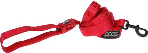Show full view: DOOG Neosport Neoprene Clip It Dog Leash, Red, X-Large: 47-in long, 1/2-in wide slide 2 of 3