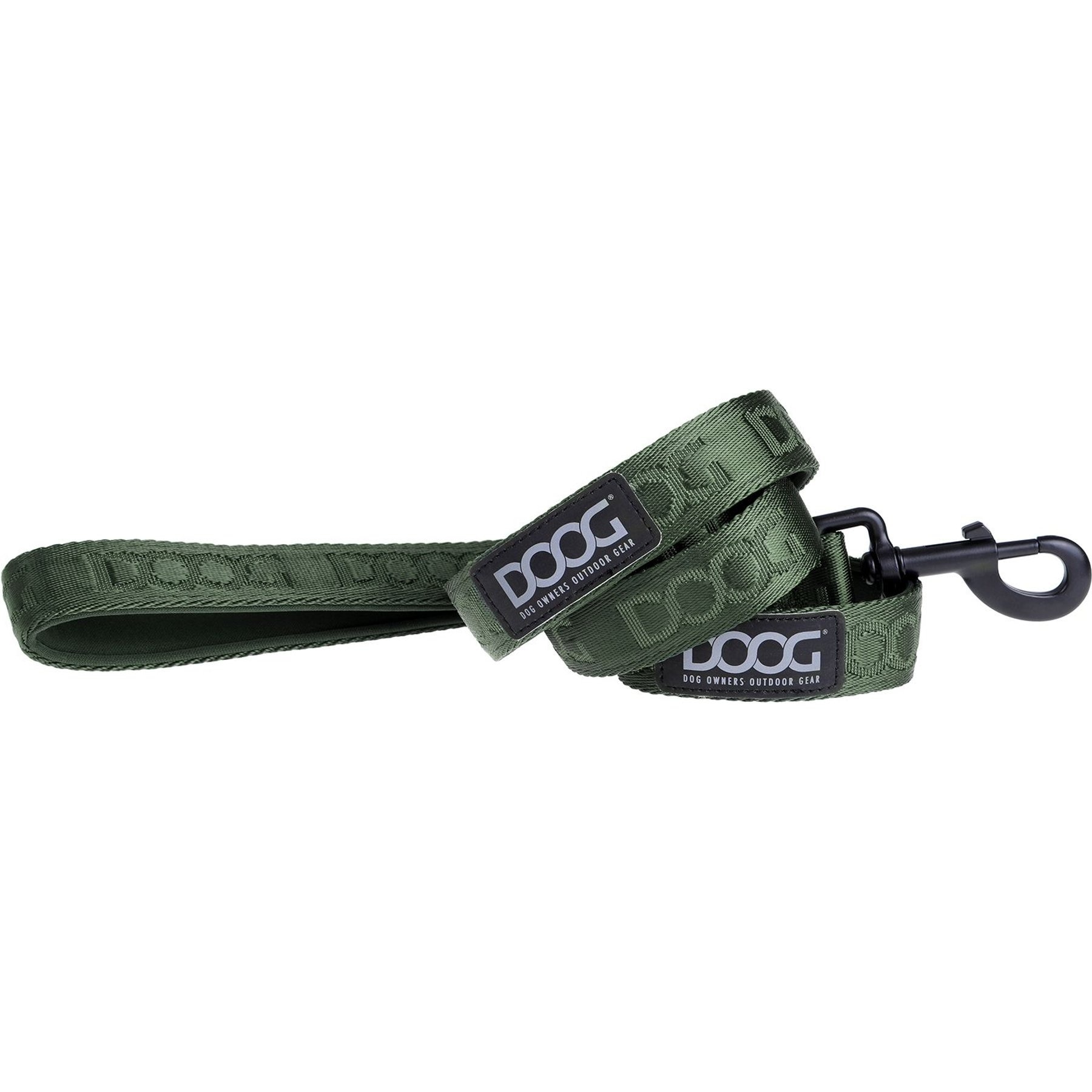 DOOG Neosport Neoprene Dog Leash, Green, Large: 51-in long, 1-in wide