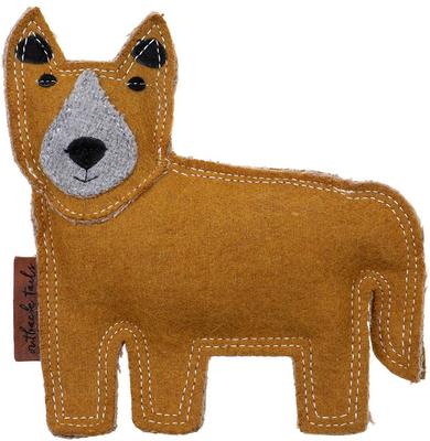 Show full view: DOOG Outback Tails Daren the Dingo Felt Dog Chew Toy, Brown slide 2 of 4