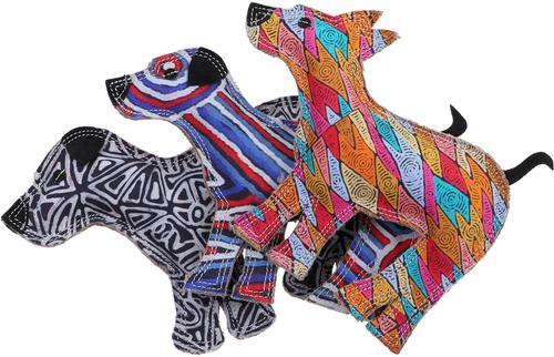 Show full view: DOOG Outback Tails Desert Ben Dog Chew Toy, Multi-color slide 3 of 3