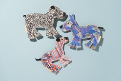 DOOG Outback Tails Desert Junior Dog Chew Toy, Red/Blue/White/Black slide 2 of 4