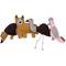 Show in main carousel: DOOG Outback Tails Gertie Galah Felt Dog Chew Toy, Pink/Grey slide 5 of 6