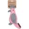 Show in main carousel: DOOG Outback Tails Gertie Galah Felt Dog Chew Toy, Pink/Grey slide 2 of 6