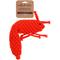Show in main carousel: DOOG Outback Tails Pam the Prawn Dog Chew Toy, Red slide 2 of 5