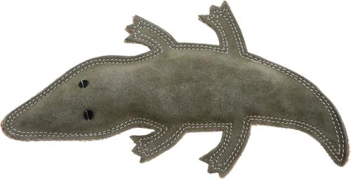 Show full view: DOOG Outback Tails Steve the Crocodile Suede Dog Chew Toy, Green slide 2 of 2