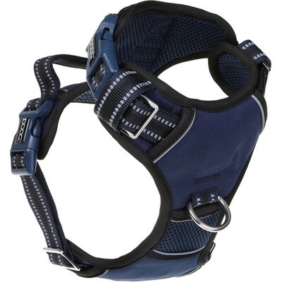 DOOG DOOG Reflective Neotech Dog Harness, Navy, Large: 19.5 to 27.5-in chest