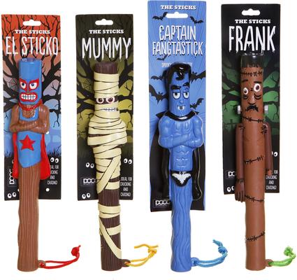Show full view: DOOG Spooky Sticks Captain Fangtastick Dog Chew Toy, Blue slide 3 of 3