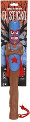 DOOG Spooky Sticks El Sticko Dog Chew Toy, Brown/Blue/Red